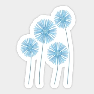 Blue Agapanthus Sticker